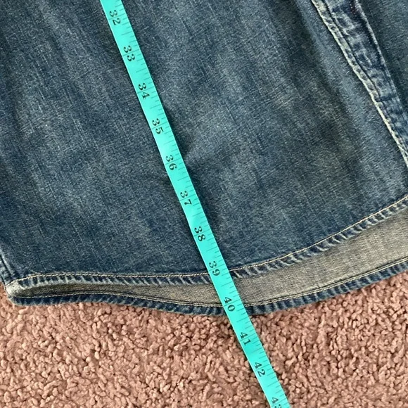 Ralph Lauren Denim Dress Long Sleeve Button Down Size L Dark Wash Blue - Picture 8 of 14